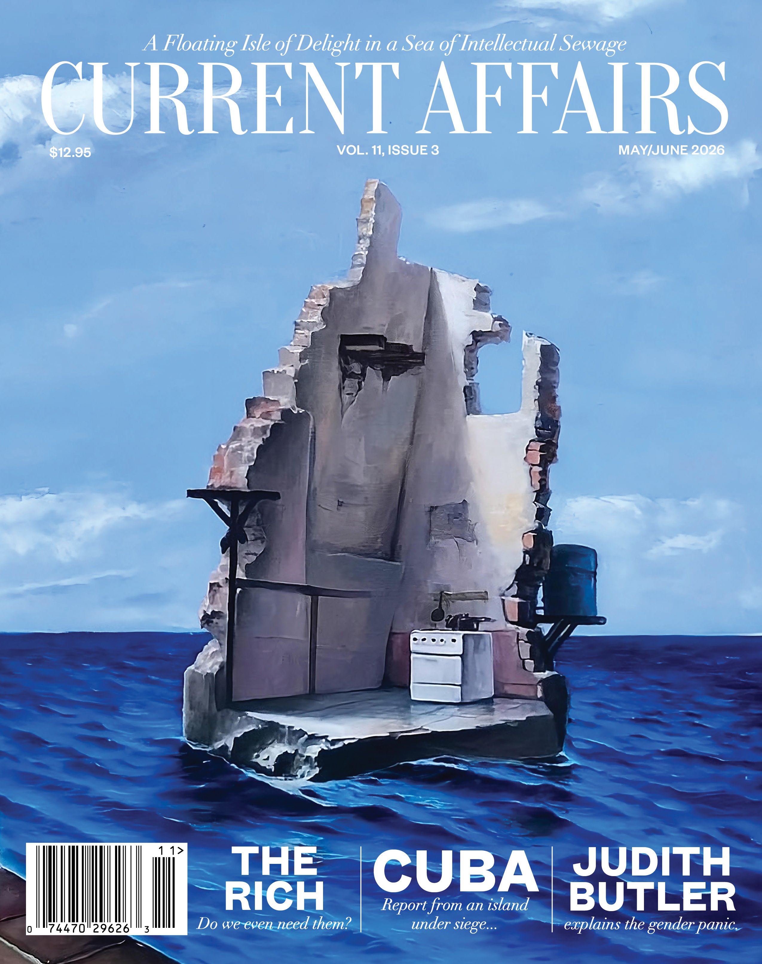 Cover of latest issue of print magazine